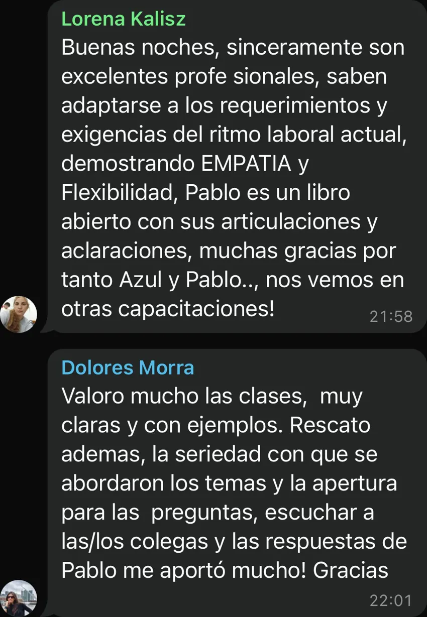 Reseña de una alumna del posgrado