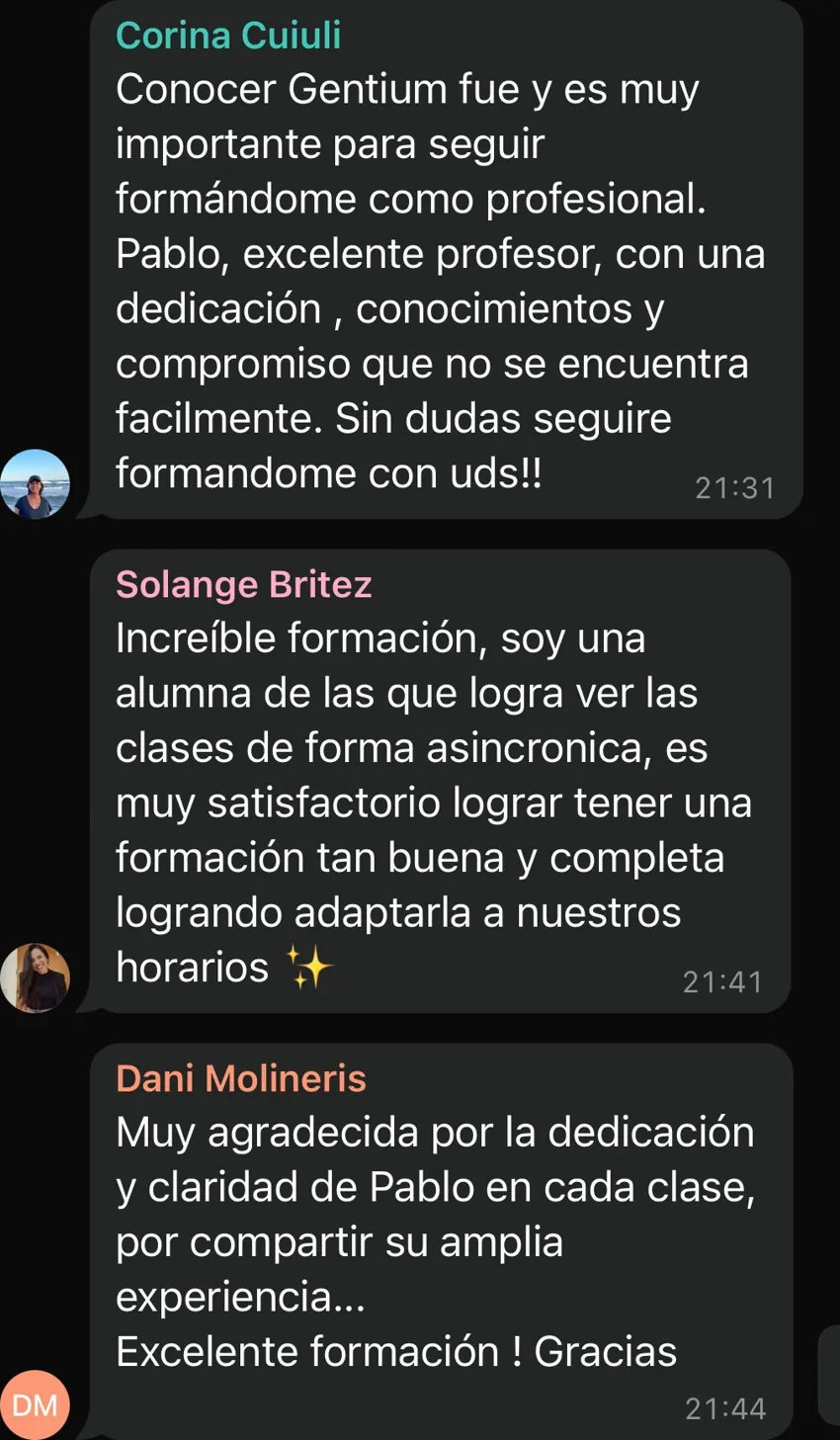 Reseña de una alumna del posgrado
