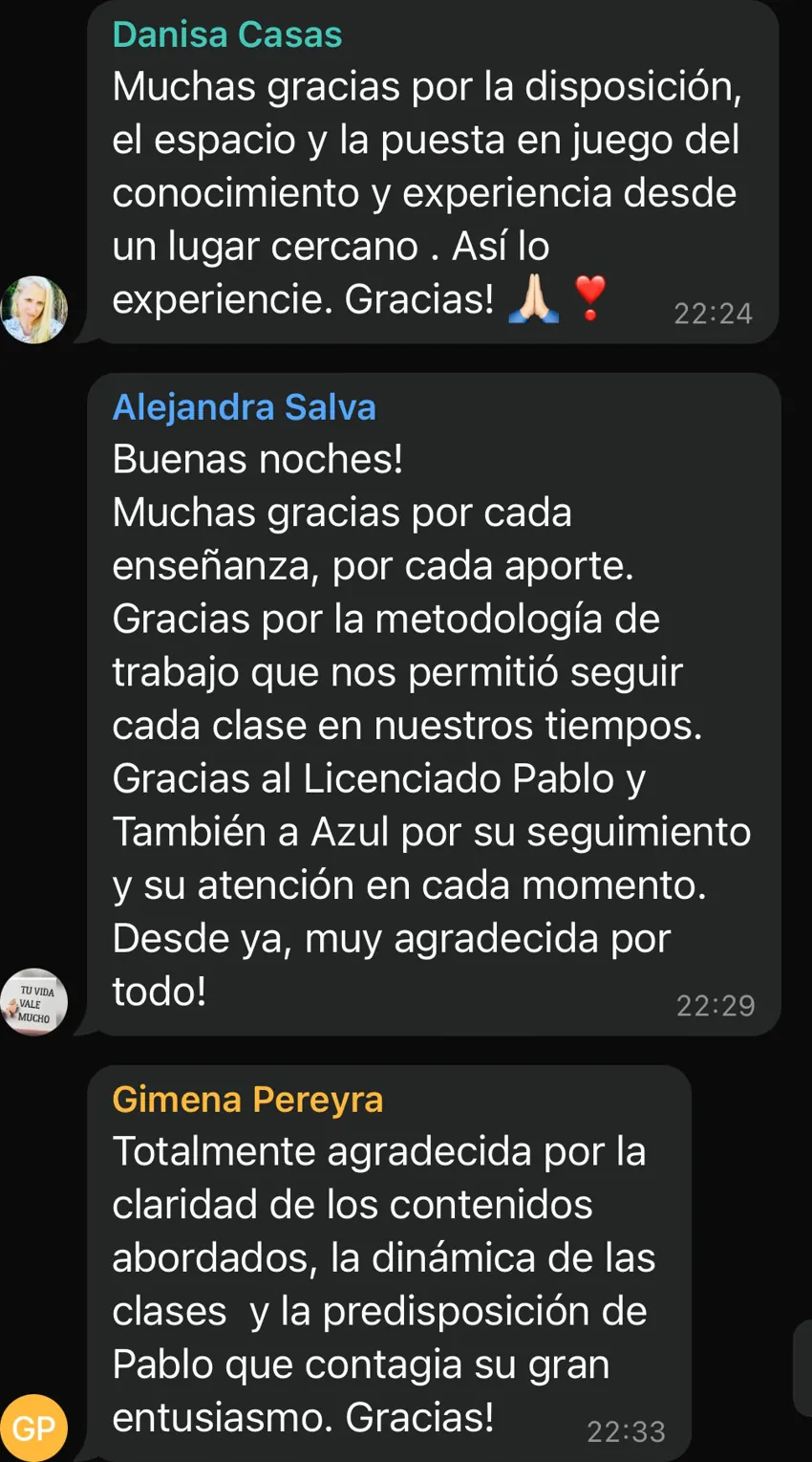 Reseña de una alumna del posgrado