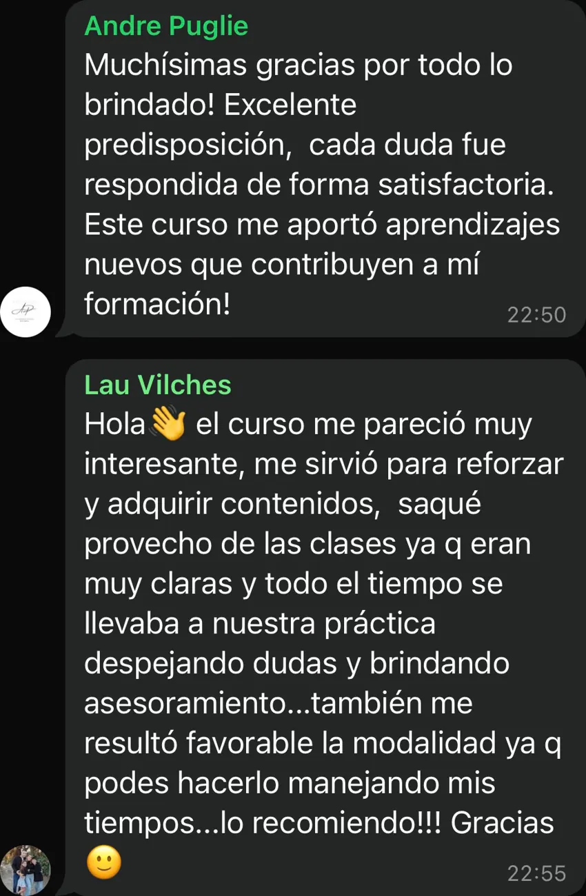 Reseña de una alumna del posgrado