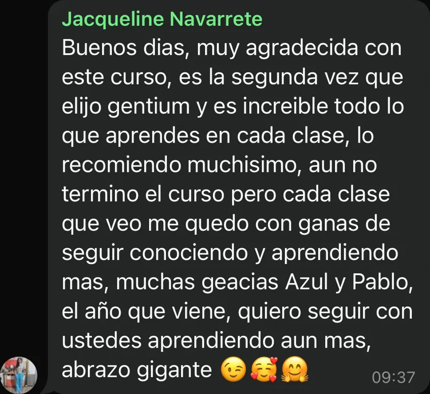 Reseña de una alumna del posgrado