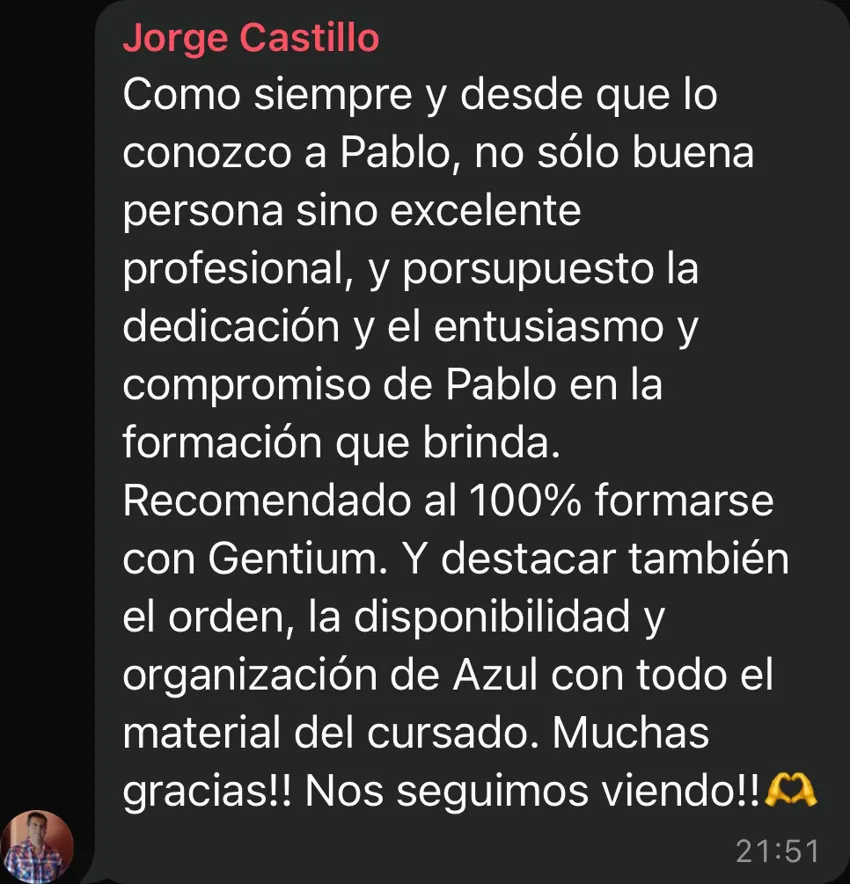 Reseña de una alumna del posgrado